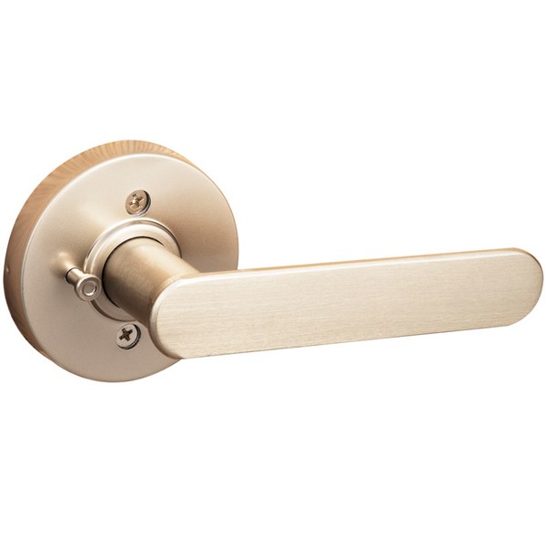  방문 손잡이 그레이 버튼형 B-1951, 1개 