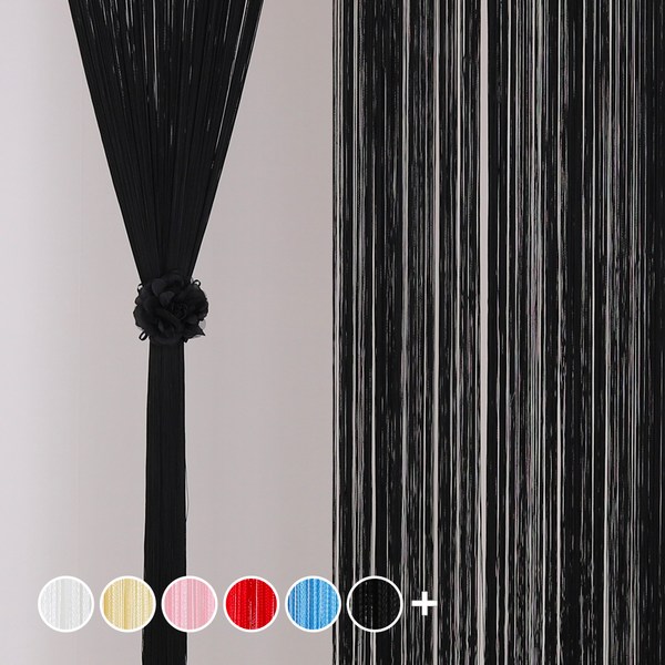 창안애 로맨틱 실커튼 무지