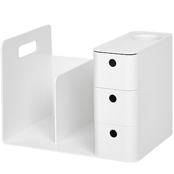  리템 콤보 책꽂이, WHITE, 1개 
