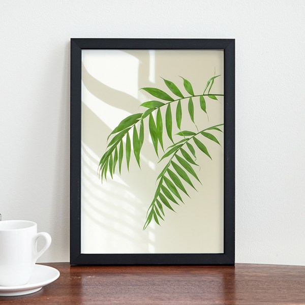 코멧 홈 베이직 프레임 인테리어 액자 A4, 블랙