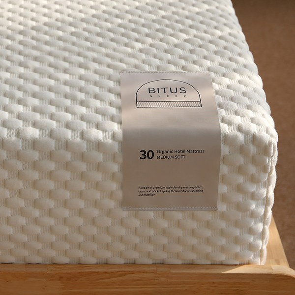 비투스 호텔 매트리스 미디엄 소프트 방문설치, 오가닉 베이지, 30cm
