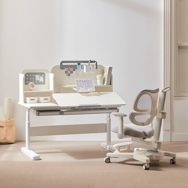  소르니아 토니 1200 바른자세 책상 + 의자 방문설치, 그레이 