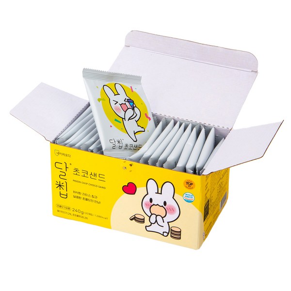 네이처오다 달칩 초코샌드 12g x 20p, 240g, 1개