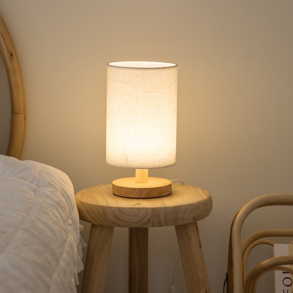  아이린 밝기 조절 린넨 스탠드 무드등 라운드 