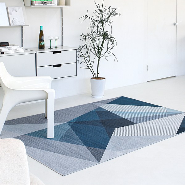 바이빔 북유럽 패턴 특대형 거실 러그