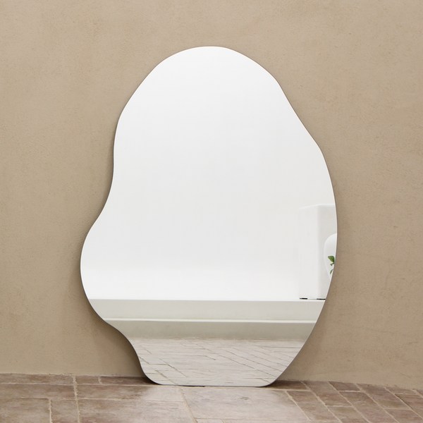  어썸프레임 노프레임 비정형 거울 모아이 S, 혼합색상 