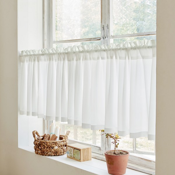  홈인홈 도톰 쉬폰 프릴 가리개 커튼 