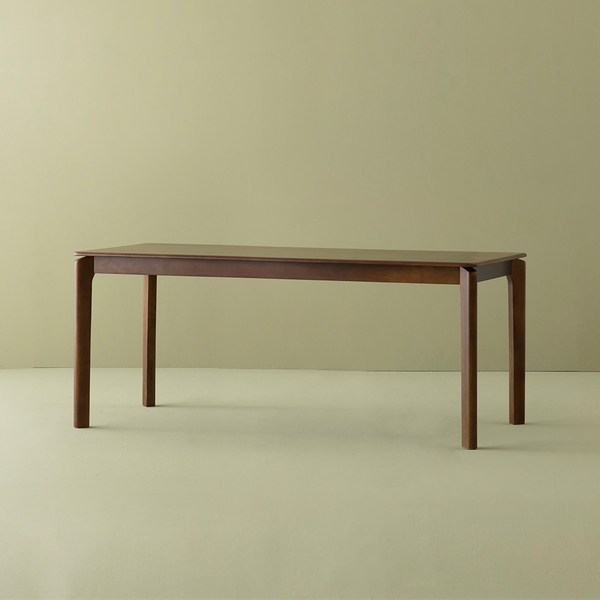  스칸딕 펜토 원목 식탁 1300 방문설치, 딥 내추럴 