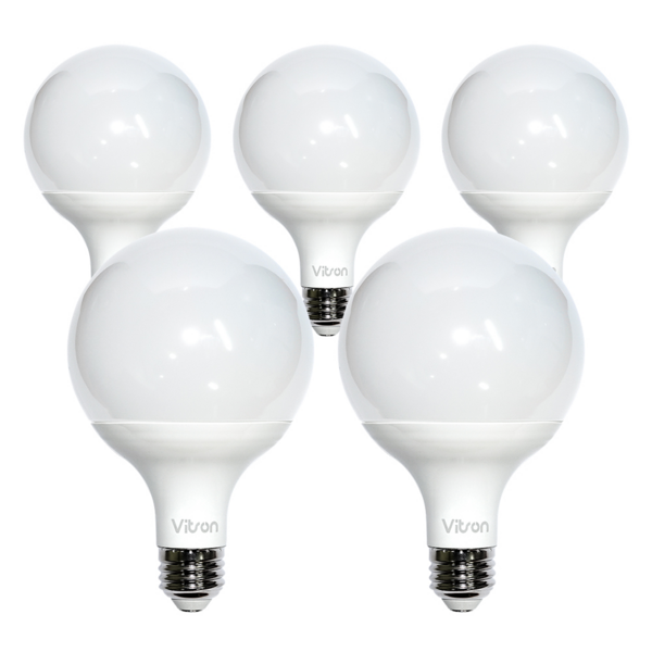 비츠온 원하 볼구 G95 LED 전구 12W 화이트 롱타입, 주광색, 5개