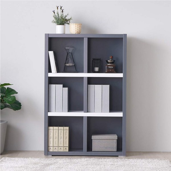 동서가구 피츠 엘 800 3단 오픈책장 DF918079, 그레이