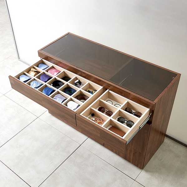 디오 드레스룸 1200 아일랜드 서랍장 SGF044C, 화이트