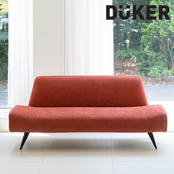 1+1 커버증정 DK286 2인 4가지 컬러 패브릭소파, 화이트 (White)