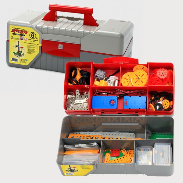 과학상자 6호/ 제일과학 놀이학습 로봇조립교구 기초 응용 고급과정 취미 실험실습 초등수업 방과후 학습준비물 어린이선물, 1개