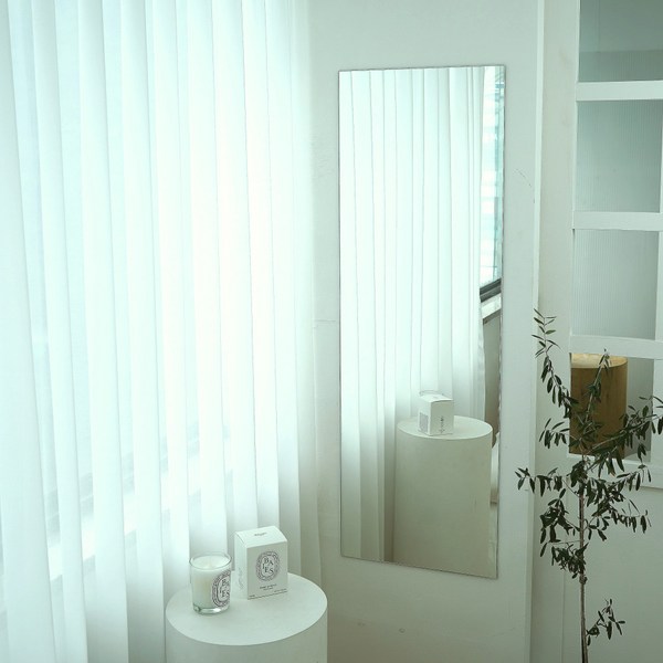 부착식거울 붙이는거울 부착용거울 전신 노프레임 미러 (300x1200 400x1200)