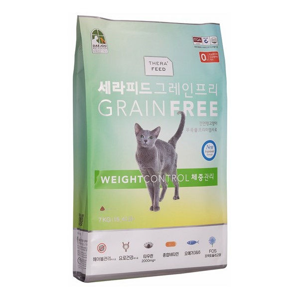 캐츠랑 고양이 세라피드 기능성 사료 체중관리 2kg 7kg