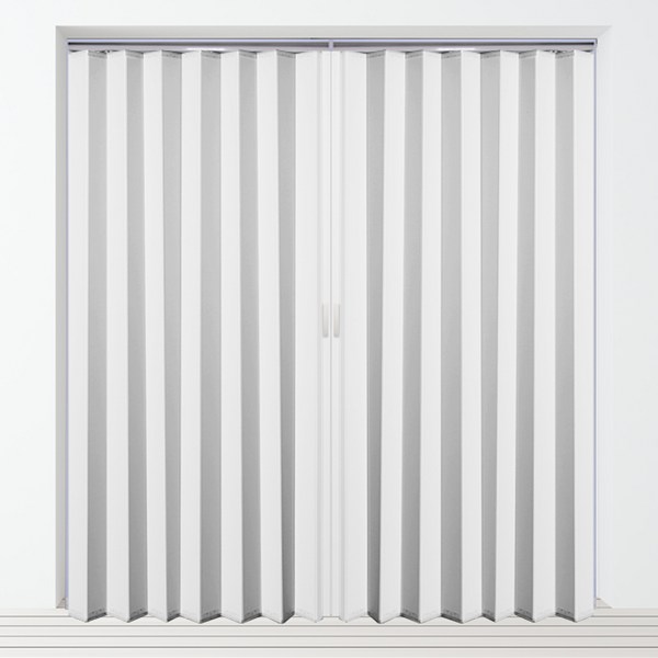 라온 화이트 그레이 자바라 홀딩도어 접이식 칸막이 주름문 중문 한겹 무지