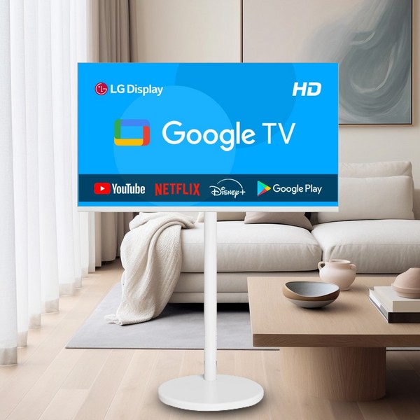 이브이 32인치 HD 스마트 구글TV 화이트