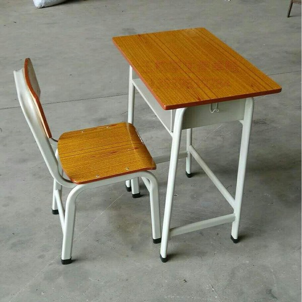  학교 책걸상 학원 책상 의자 세트 공부방 교실 1인용 자습실 중학교, 의자가 있는 테이블 65cm 