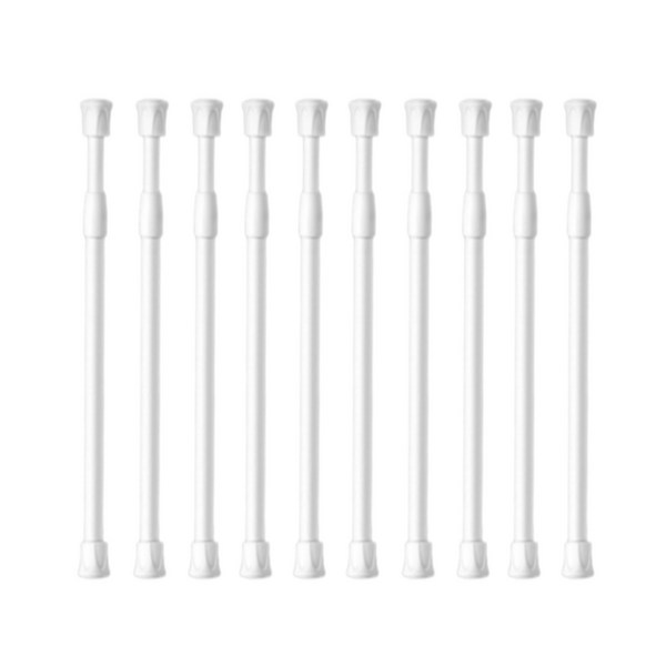 공간의 사소함 미니 압축봉 소 18~28cm 10개, 화이트