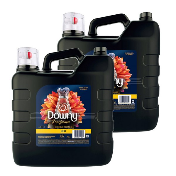 다우니 글로우 섬유유연제 백합향 본품, 8L, 2개