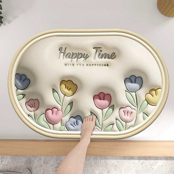 터프팅메모리폼 랑부띠끄 사계절 입체 50x80cm, 입체석 B형 40x60cm