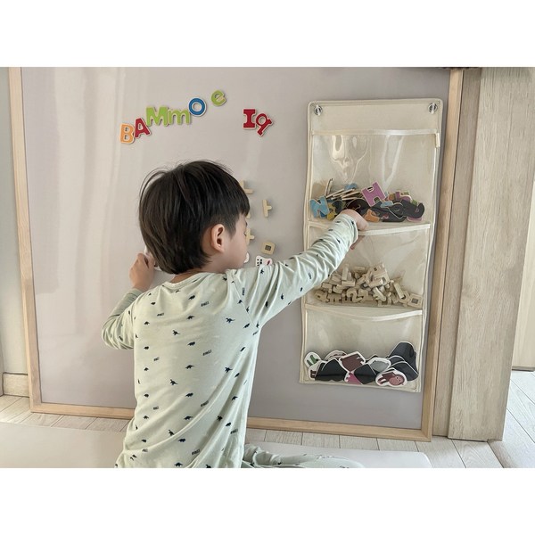  Amoo 책장 책꽂이 세로형 책꽂이 노부영베이비 노부영베스트 아무책꽂이, 캔버스L, 꼭꼬핀2개 