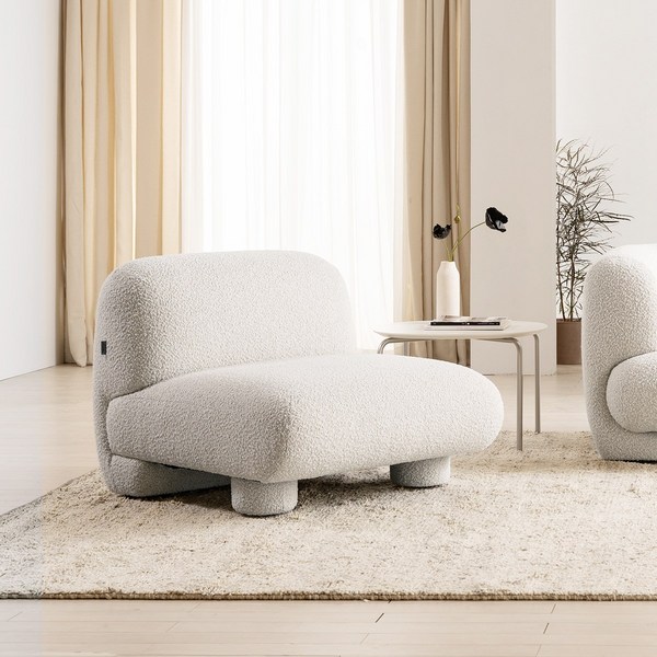 리바트 오브니 패브릭 부클레 1인 소파