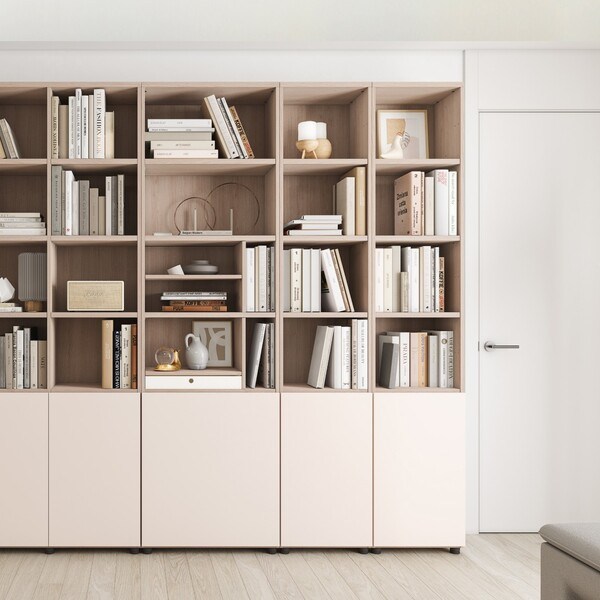  [일룸] 에디 6단 400폭 책장, IV(아이보리) 