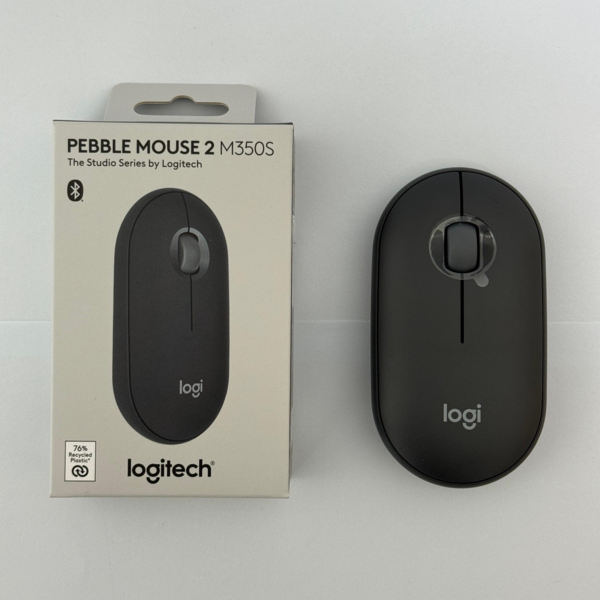  로지텍 Pebble M350S 무선 마우스 Pebble M350S, 블랙 