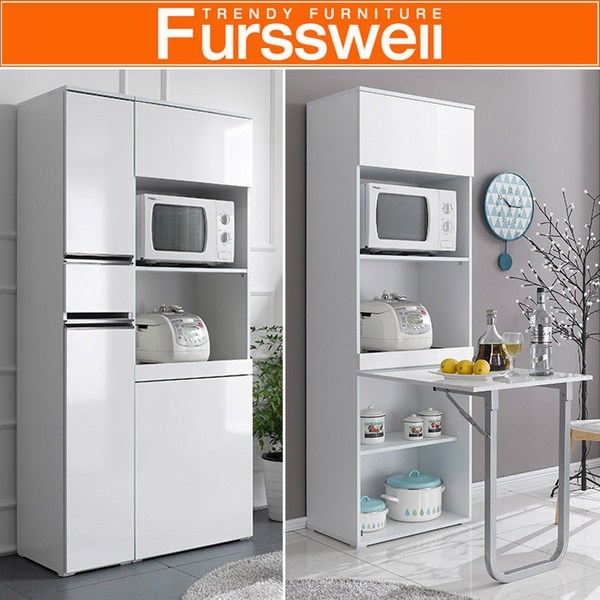 퍼스웰 루비 LPM코팅 1800접이식 식탁렌지대300틈새장(CW_OPT_001), 선택3 CW_032 화이트