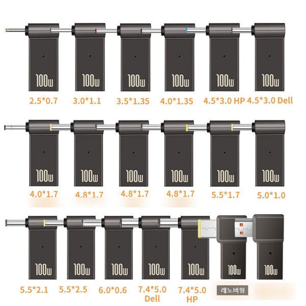 올리민 USB3.1 C타입 PD to DC 변환 노트북 충전 젠더, 05. PD to DC 4.0/1.7, 1개