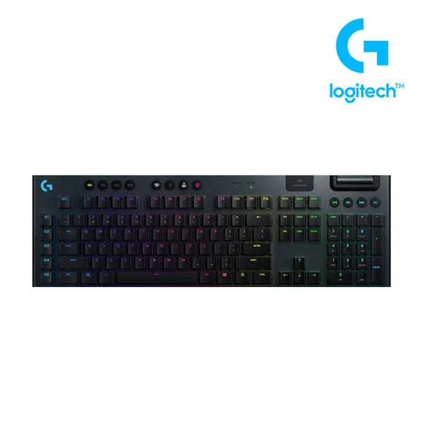  로지텍 로지텍코리아 정품 G913 RGB LIGHTSPEED WIRELESS 무선 블루투스 게이밍 기계식키보드 기계식 키보드, 블랙, 택타일x갈축, 일반형 