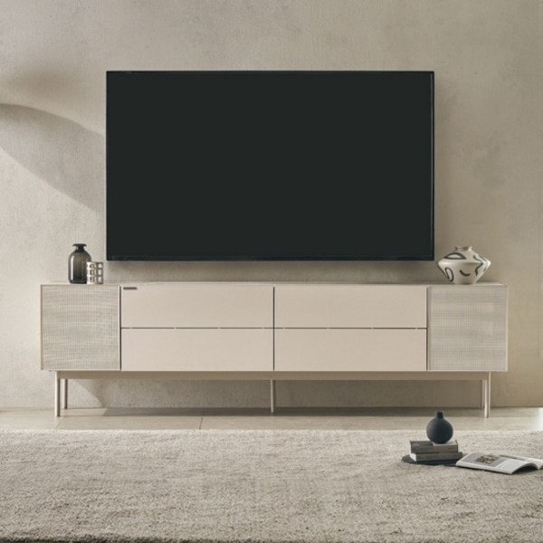 한샘 유로 503 파사드 듀얼 거실장 2000 기능형 [매장가구], 샌드그레이(B)