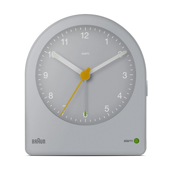 브라운 BC22G 그레이색상 무소음탁상시계 클래식 아날로그 인테리어 (BC22G)