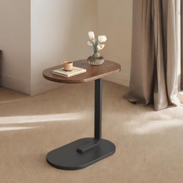  루감 모던 우드 사이드테이블 쇼파테이블 3컬러, 우드화이트 