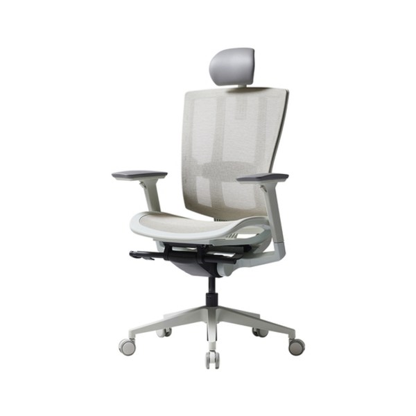 듀오백 브라보200MW 에어로 풀메쉬 게이밍 컴퓨터의자, 그레이