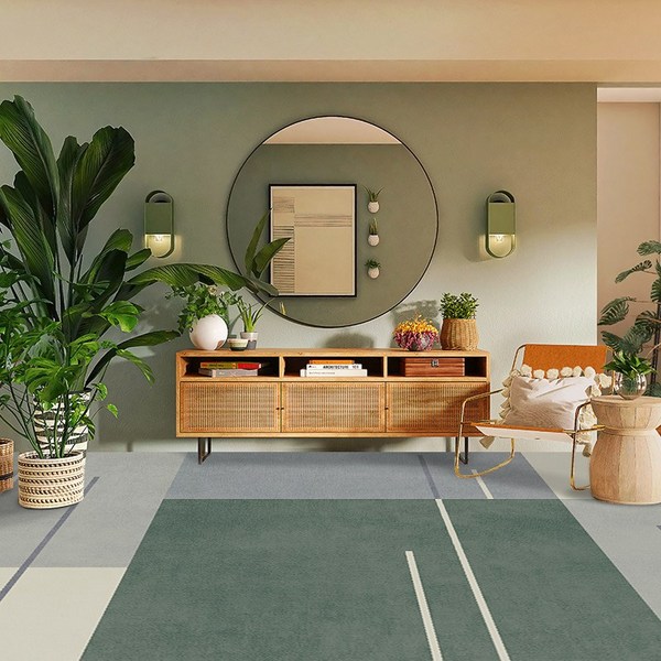  BRINCH 당일발송 북유럽 패턴 거실 카페트 대형 특대형 극세사 침실 러그 먼지없는 논슬립 반려동물 북유럽풍 매트 브린치 