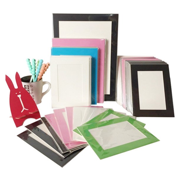 프레임 사진 소프트 DIY 벽걸이 A4 종이액자 C330, (블랙)