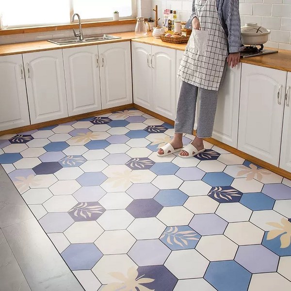 ComfyZone PVC 대형 주방 욕실 발매트 논슬립 미끄럼방지 부엌 방수 싱크대매트 푹신한 발판 키친포트 다용도 커팅 가능