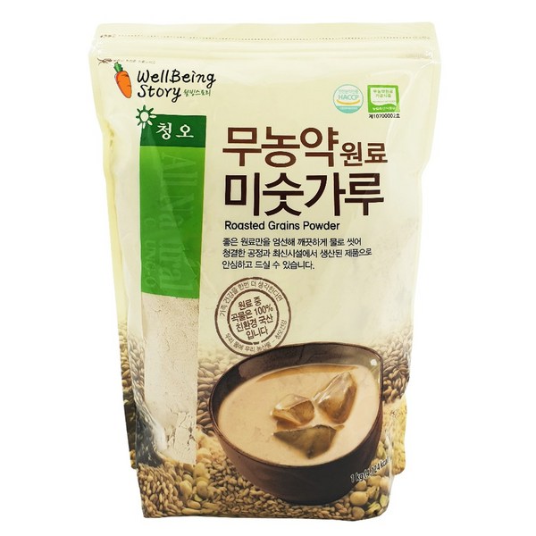 청오 무농약 원료 미숫가루, 1kg, 1개