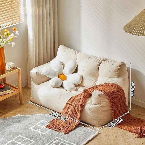  푹신 편한 소파 원룸가구 1인 2인용 쇼파, 두 사람, 연베이지 