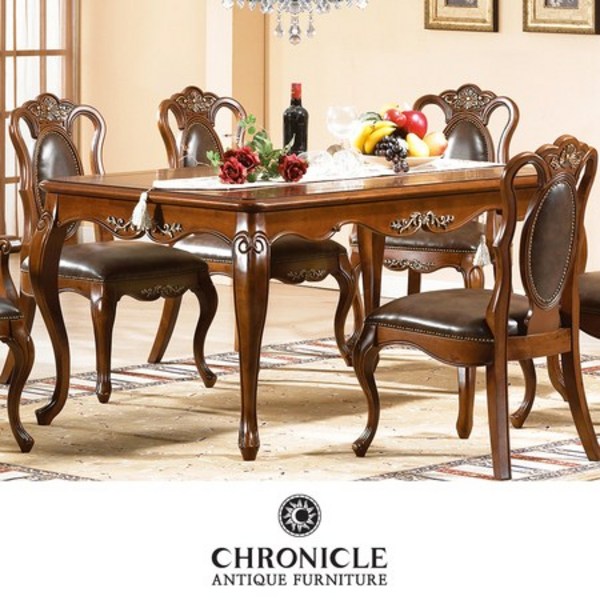 크로니클 엔틱가구 세라끄 6인식탁 테이블 CSC-6058, 상세페이지 참조