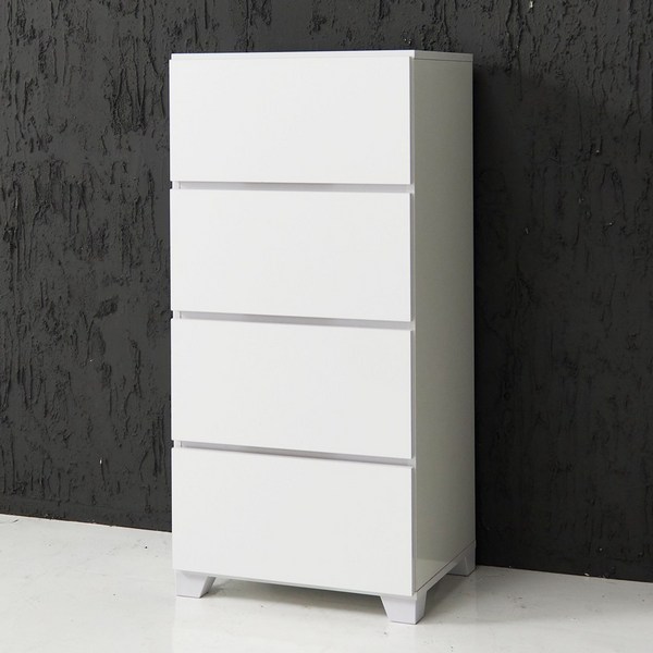 힘찬리빙 레이 500 4단 옷수납장 드레스룸 안방 옷 서랍장, 레이 500 4단 서랍장(화이트)