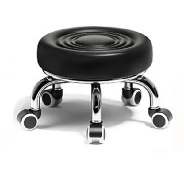 회전의자 앉은뱅이 회전의자 이동의자 블랙, 동글뱅이의자 블랙, 1개