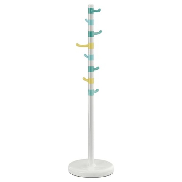  이케아 키즈 KROKIG 크로키그 어린이스탠드옷걸이 화이트 멀티컬러, 단품 