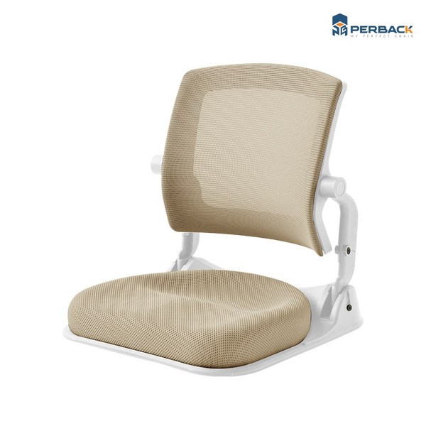  퍼백 PB-L1503 브리즈백 접이식 휴대용 좌식의자 일식집 다다미방 허리 편안한 바닥의자, 2.브리즈백 화이트, 3.원톤_모카[PB-L1503WH0400], 퍼레임:브리즈백 화이트
쿠션컬러:모카 