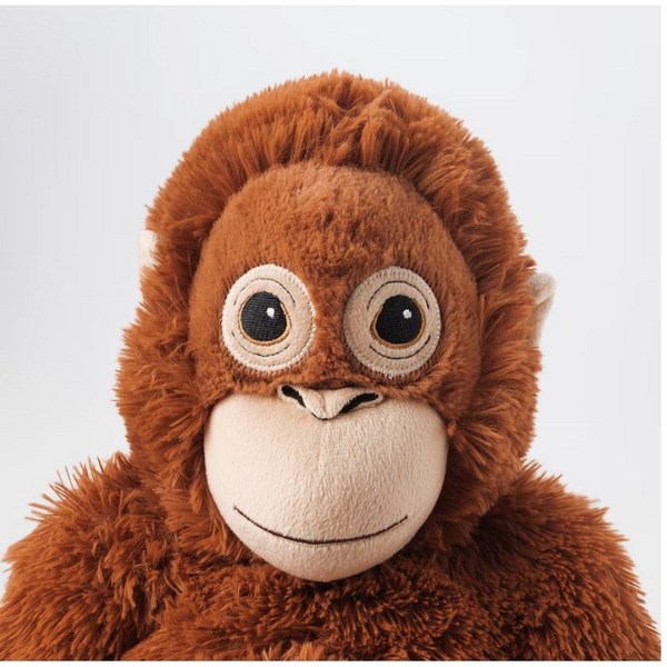 이케아 애착 동물인형 + 사은품 혁명후크, 22.오랑우탄(원숭이)-대형/66cm + 후크, 1개