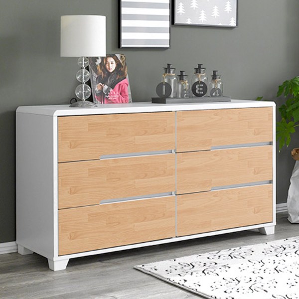  듀오 1200 3단 서랍장, 오크 