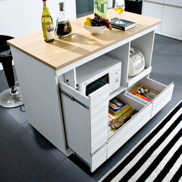  퍼니아트 엣지 광파렌지대 홈바 홈바/아일랜드식탁, 오크화이트 