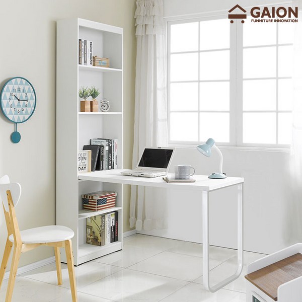 가이온 리파인 1200 책장 책상, 화이트
